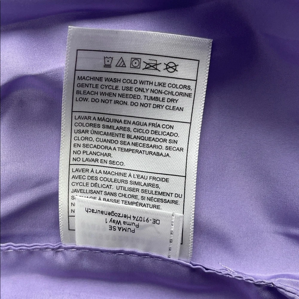 Kids Puma 10/12 Purple Puffer Vest‎